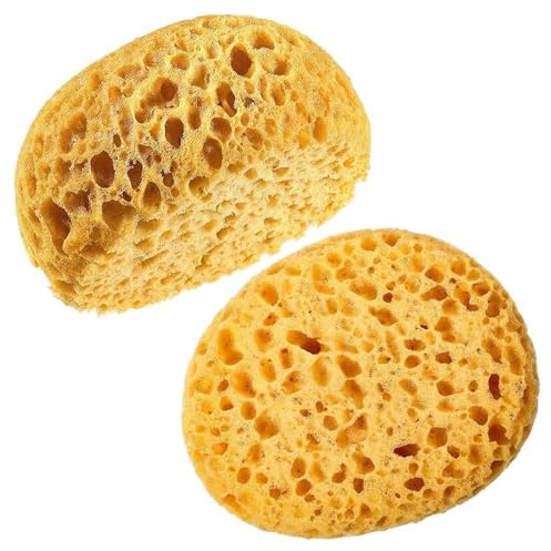 2Pcs Bathroom Sponge,Large Exfoliating Bath Sponges for Adults, Larger Shower Sponge for Women Men,Ultra-Soft & Dense Foam for Gentle Cleansing, Ideal for Sensitive, Dry Skin(Hemispherical)