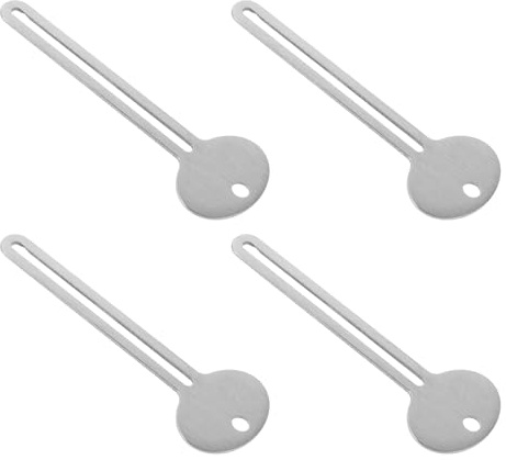 TEHAUX Spremitore di Pigmenti Metallici in Metallo 4 Pezzi Rullo per Tubi di Vernice Compatto e Manuale per Pittura Artistica, Utensile per Spremitura Tubetti Acrilici e Acquerelli