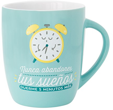 Taza Mr. Wonderful: Nunca abandones tu sueño, duerme 5 más