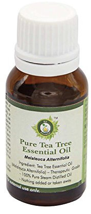 R V Essential Reines Tea Baum Ätherische Öl 10ml (0.338 Unzen) - Melaleuca Alternifolia (100% reinen und natürlichen Dampf destilliert) Pure Tea Tree Essential Oil