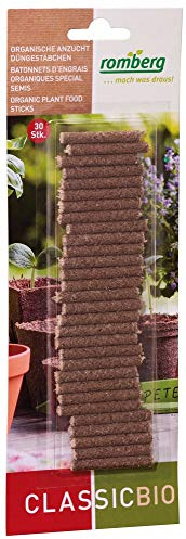 Romberg 10091208 BIO-Anzucht-Düngestäbchen (30 Stk., für Gemüse & Kräuter) - BIO-Anzuchtdünger