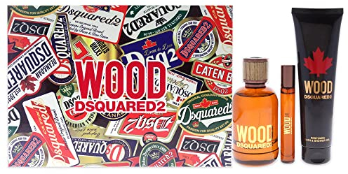 Dsquared2 Wood for Men 3 Pc Gift Set