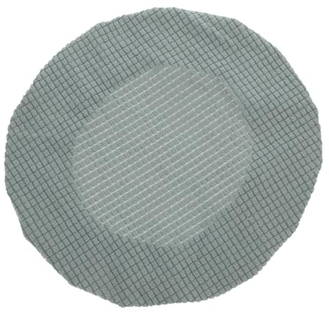 IMIKEYA Hocker Bezug Runde 30cm-40 cm Durchmesser rund Barhocker Bezug Stretch Hockerbezug rund grün Waschbar Hocker Bezug staubdicht Stuhlbezug für Home Bar Büro