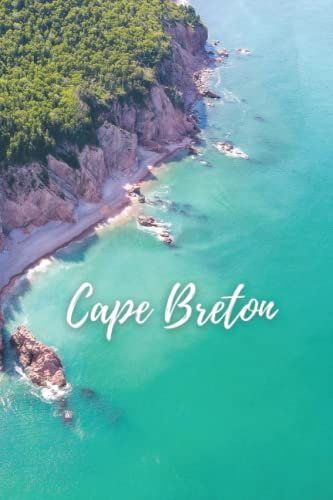 Cape Breton Cabot Trail Aerial Notebook 6x9 120 Pages on Lined Paper