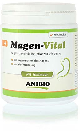 Anibio Magen - Vital 440g - bei Übersäuerung des Magens - Schadstoffbindung durch Bentonit Hunde & Katzen