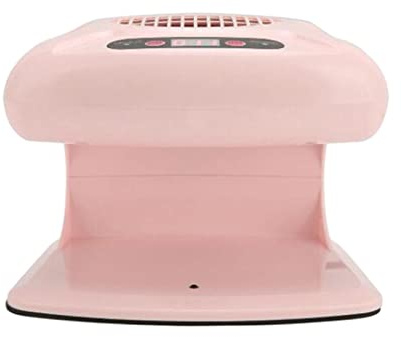 Air Nail Dryer, mit intelligentem Nail Fan Föhnmaschine für Home Salon Nail Art Tools Zubehör Normaler Nagellack, ROSA