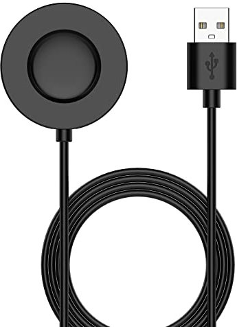 MEMELOKA Cargador Compatible con Xiaomi Watch S1 Pro, USB Cable de Carga Magnético para Xiaomi Watch S1 Pro, Negro