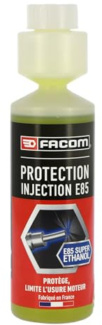 FACOM 006037 Additif Super Ethanol E85 - Nettoie, Lubrifie, Protège - 250ml – Traite 250L de Carburant