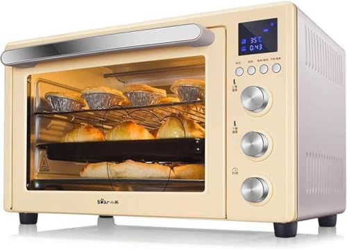 CYZJPRVN Countertop Oven, Smart Oven, Multi-Function, Stainless Steel, 32L, Touch Control, Knob Control, Dropdown Door, Tempered Glass, Onesize, One Color, 25°C-230°C, Electric, 1 Shelf