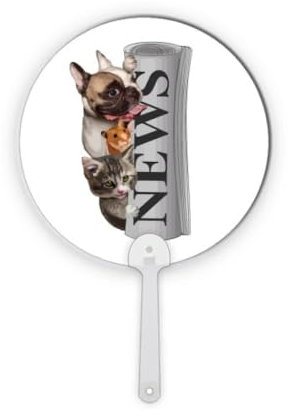 no/no Rollo de periódico Pet Group Art Deco de plástico redondo de mano para decoración de manualidades