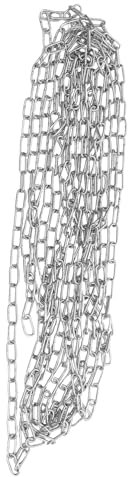 ULTECHNOVO Barrier Chain Safety Link Heavy-duty Chain for Parking Garden and Fence Use Galvanized Iron Versatile Design for Settings