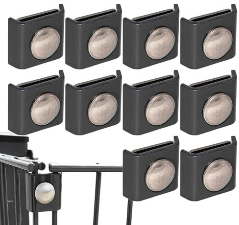 Connettori per stuoie griglia, asta connettore recinzione | Connettore pannello griglia filo 10X - Guarnizione robusta, connessione per la parete della fattoria o 'area pubblica