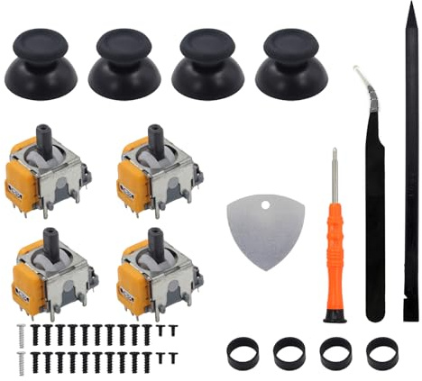 Compatible avec les manettes PS5, ces joysticks à effet hall remplacent avec précision les joysticks cassés ou usés. Parfait pour un contrôle précis et une expérience de jeu améliorée.