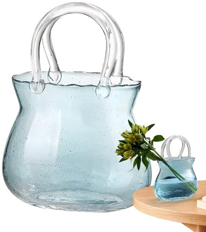 Jarrón De Flores De Bolso De | Florero De Flores Transparente | Jarrones De Bolso De Todo, Floreros De Bolsa Modernos para Centros De Mesa. E Bolsa de para Flores Tiene Diseño