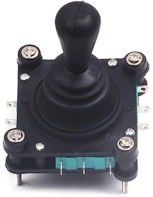 2-Achsen-Joystick-Schalter, 4NO 360-Grad-selbsteinstellender Momentaner Joystick-Ersatz für Konsolen-Potentiometer-Schalter-Ersatz