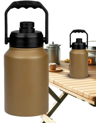 Seau à Glace Isotherme avec Couvercle, Seau de Stockage de Glace 2L avec Poignée, pour Hôtel Vacances Pêche Cuisine Piscine Camping Pique-Nique
