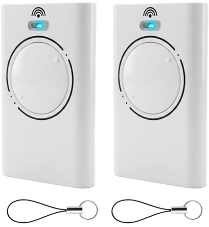Mando a distancia puerta compatible FA AC XT2 868 SLH LR, XT4 868 SLH LR, T2/T4/DL2/DL4/TML2/TML4 868 SLH, transmisor 4 canales 868 MHz para motorización de puerta y puerta de garaje, pilas incluidas