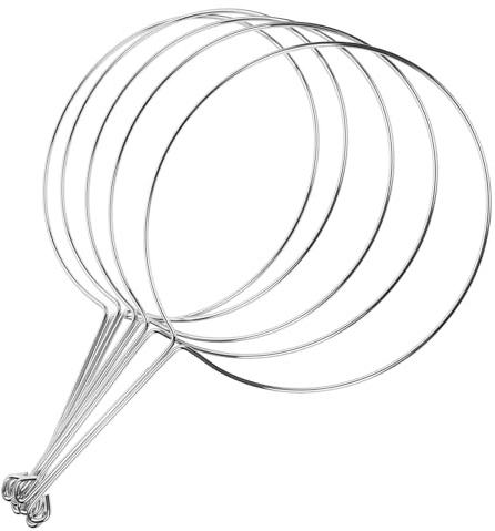 PartyKindom 5 pièces Support de Sachet Filtre à Thé Maille Anneaux Ronds Détachables pour Maintien Du Sachet Accessoire Pratique pour Infusion à Domicile et Voyage