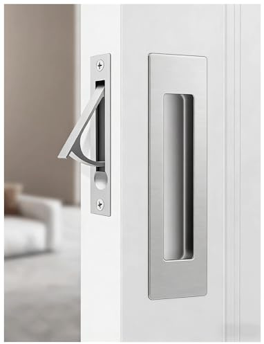 Tirador de puerta empotrado, moderno borde empotrado para armarios y puertas
