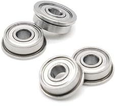 Cuscinetti Schermati, 5 pezzi ABEC-7 F695ZZ 5x13x4 mm Cuscinetti flangiati con flangia schermati in metallo