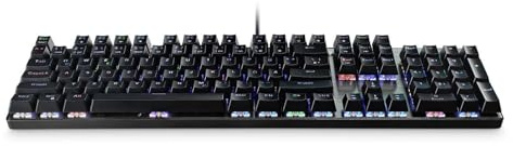 MediaRange mechanische Gaming-Tastatur USB QWERTZ (DE/AT/CH) Silber | RGB/Farbmodi | QWERTZ Layout