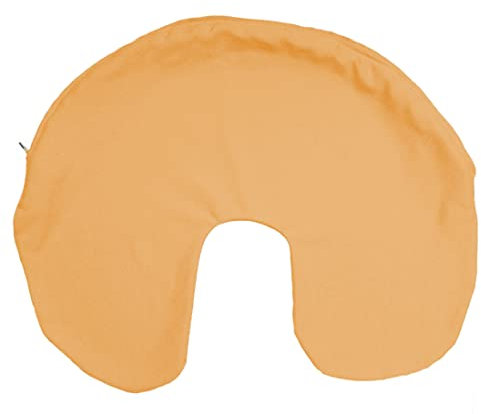 Kneer Nackenhörnchen Bezug Mako Zwirn Jersey (Mango)