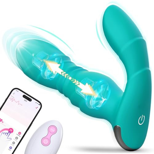 Unikrealer Sexspielzeug für Paare Extrem Sex, Stoßfunktion G Punkt & Analvibratoren Frauen Analplug mit Vibration, Sex Toyset für Woman Paarvibrator, Prostata Stimulation Männer Erotik Sextoys