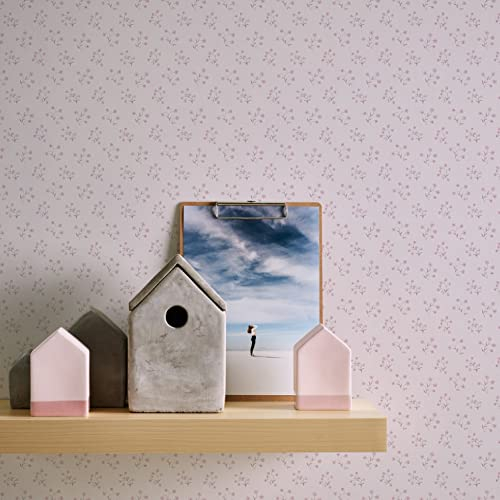 A.S. Création Maison Charme 390743 - Carta da parati in tessuto non tessuto, motivo floreale, 10,05 m x 0,53 m, made in Germany