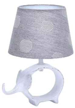 VoltShine Lámpara de mesa de cerámica E14, diseño elegante y moderno, ideal para iluminar espacios y decorar estancias.