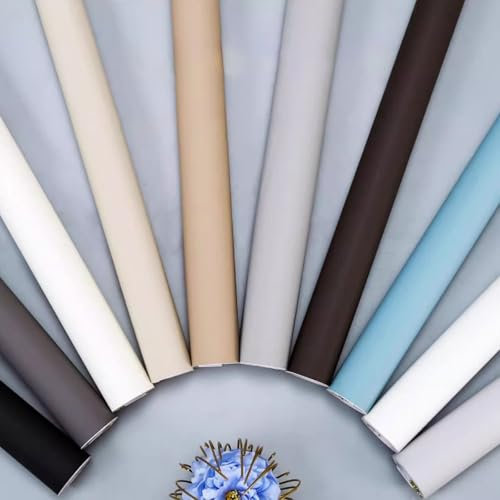 Eiauiuo Tischfolie Klebefolie Verdicken 0.55mm PVC Möbelfolie Wasserdicht Tischdecke Tischschutz Kratzfeste Tischaufkleber Möbelaufkleber Dekofolie Selbstklebende Tapete(Rosa,40x100cm)