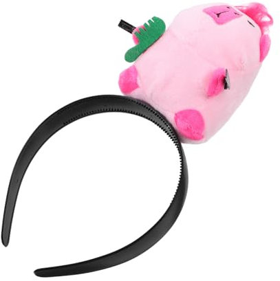 NULYLU Capybara-stirnband Aus Leichtem Stoffmaterial Dekoratives Party-accessoire Für Paraden Maskenbälle Und Cosplay-partys Einfach Zu Tragen Und Vielseitig Einsetzbar
