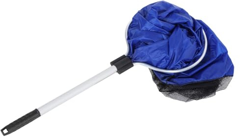 Akozon Rete per Pesci Impermeabile per Acquario - Rete per Trasferimento Koi a Maglia Morbida per Pesci di Medi e Grandi Dimensioni - Diametro 30 Cm / 35 Cm / 40 Cm con Manico da