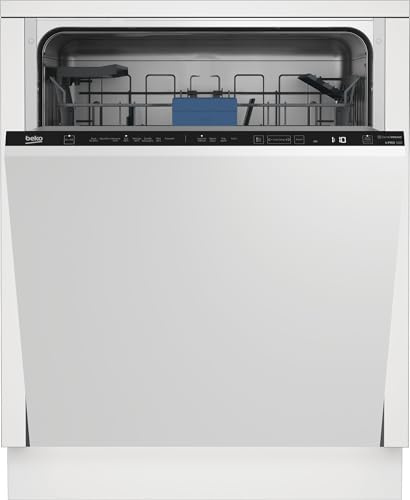 Beko Fully Integrated Standard Dishwasher - Black with Fixed Door Fixing Kit - B Rated