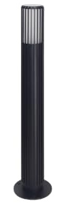 LUXULA Wegeleuchte GU10 IP44 56cm Pollerleuchte | Bodenplatte und Erdspieß, Aluminium, LED Außenleuchte, Pollerleuchte, Stehleuchte für Garten, Terrasse und Wege