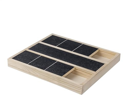 Tabla rascadora de uñas para perros, tabla rascadora de uñas para perros, juguete de multifuncional, almohadilla de aseo de madera para cachorros, rascador multifuncional para mascotas de