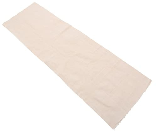 Holibanna Tela De Bordado De Lino Beige 50x160cm Para Costura y Punto De Cruz, Tela De Rejilla Portátil Para Manualidades y Decoración, Adecuado Para Aficionados Al Bordado y Diy