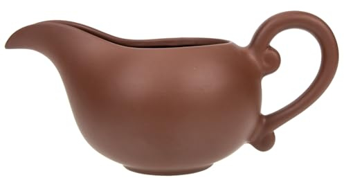 UTHCLO Lattiera in Ceramica Contenitore per Condimenti Brocca per Salse e Panna Forniture da Cucina Pratica e Resistente per Uso Casalingo e Ristorante