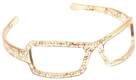 Bandeau en Plastique Style Lunettes pour Femmes, Léger et Élégant