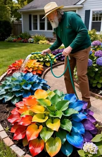 Rizoma de hosta perenne, resistente al frío, rizoma de hosta mágico, rizoma de hosta adecuado para plantar en interiores y exteriores, hosta fácil de cultivar.-c-4 Rizomas