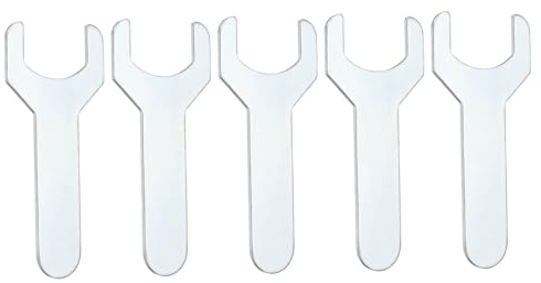QUARKZMAN 5 Pezzi Chiave A Bocca Fissa Extra Sottile 22mm Metrica 70mm Lunghezza 2mm Spessore Leggera Chiave A Forma Di U Singola Estremità Per Riparazioni Auto Montaggio Mobili