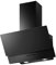 electriQ 60cm Sloping Black Glass Chimney Cooker Hood - 5 Year Warranty