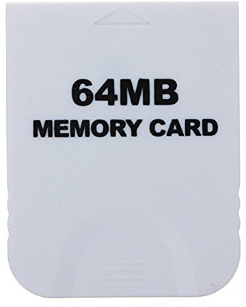 C-FUNN 64 MB Scheda di Memoria Bianca per Nintendo Wii & Gamecube