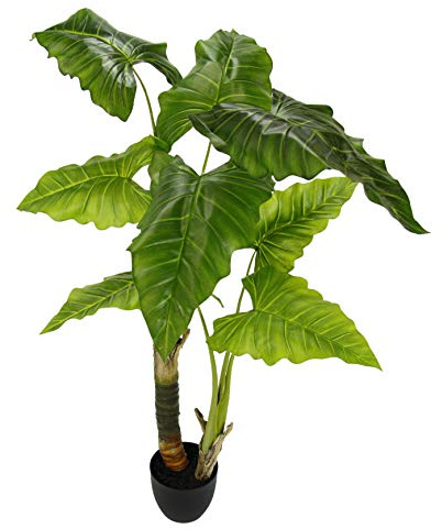 Flair Flower Künstliche Philo Pflanze Blattpflanze Zimmerpflanze Monstera Kunst Seidenblumen Kunstpflanzen Kunstbaum Grünpflanze Baum Dekopflanze Blume Groß Deko Grüne Kunstblume Dekobaum Topfpflanze