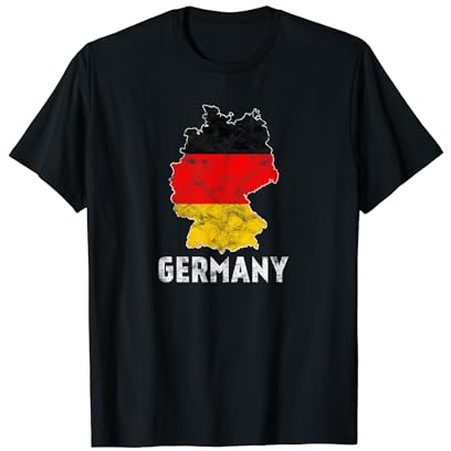 Deutschland Vintage Nationalität Sportmannschaft Fan Outfit T-Shirt