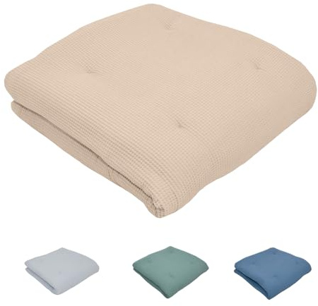 ULLENBOOM Krabbeldecke für Baby 120x120 cm - Dick und weich gepolstert | Außenmaterial: 100% Baumwolle, Alle Materialien OEKO-TEX zertifiziert, Made in EU, Schadstoffgeprüft und waschbar