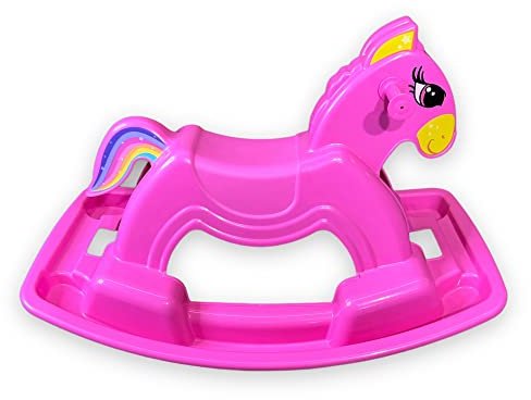 BUSDUGA 4072 Schaukelpferd pink Schaukeltier ab 2 Jahren