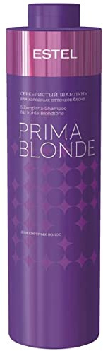 Estel Prima Blonde Silver Balsam für kalte Blondtöne 1000 ml. pflegt das Haar zart und verleiht ihm den gewünschten kühlen Farbton
