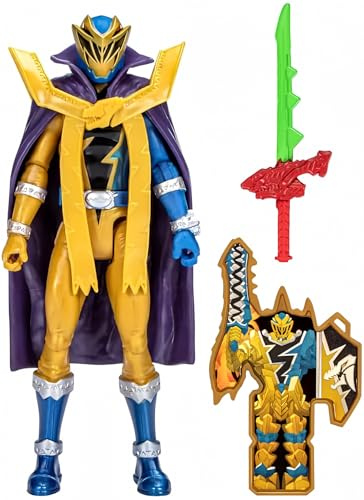 Power Rangers Dino Fury Dino Master Mode 15,2 cm Actionfigur Spielzeug inspiriert von der TV-Show mit Dino Fury Schlüssel und Waffenzubehör ab 4 Jahren