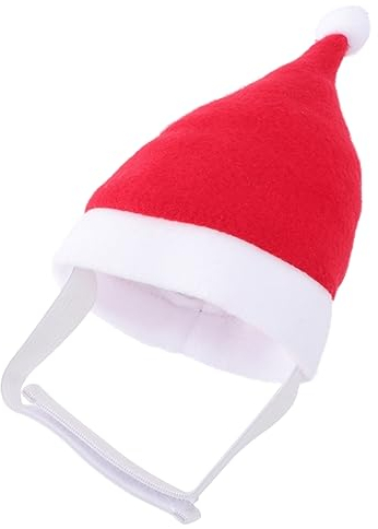 Supvox Rote Weihnachtsmütze Für Hunde Und Katzen Geeignet Für Halsumfang 22 Festliche Partydekoration Für Haustiere Zur Weihnachtsfeier