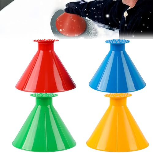 Magischer Auto-Eiskratzer, magischer Auto-Eiskratzer mit Trichter, Schneeschaber für Auto, Eiskratzer für magische Auto-Windschutzscheibe, für Autoglas, Fenster